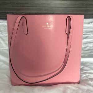 Kate Spade New York Pink Leather Tote Bag Shoulder Bag